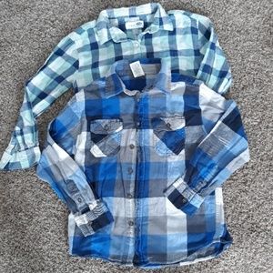 Old Navy / faded glory flannel size L/G (10-12)